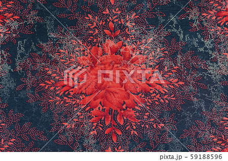 Abstract flower seamless pattern background 59188596