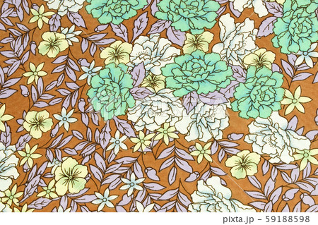 Vintage floral, flower on Fabric background. Vintage floral, flower on Fabric background. 59188598
