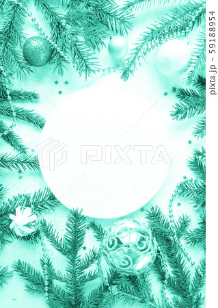 Merry Christmas and Happy new year. Trendy green Merry Christmas and Happy new year. Trendy green 59188954
