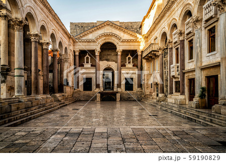 The Diocletian's Palace in Split, Croatia. 59190829