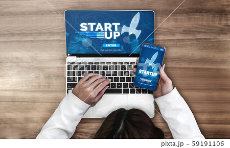 Start Up Business of Creative People Concept 59191106