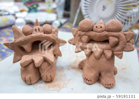 素焼きシーサー 置物 玄関 沖縄 シーサー 土産 新築祝い 開店