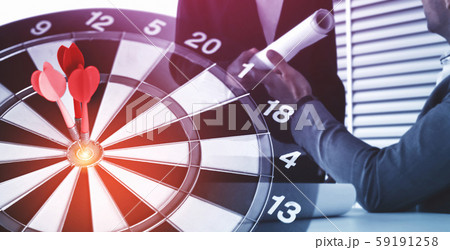 Business Target Goal For Success Strategy Concept Business Target Goal For Success Strategy Concept 59191258