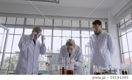 Scientist work with science equipment in laboratory. Scientific research concept. Scientist work with science equipment in laboratory. Scientific research concept. 59191365