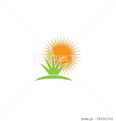 Graas Vector Illustration design Logoのイラスト素材 [59192542] - PIXTA