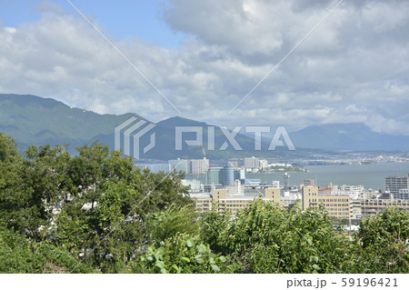 【滋賀県】大津市街地の都市風景 59196421