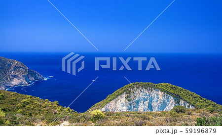 ギリシャ・ザキントス島 夏の島の風景 59196879
