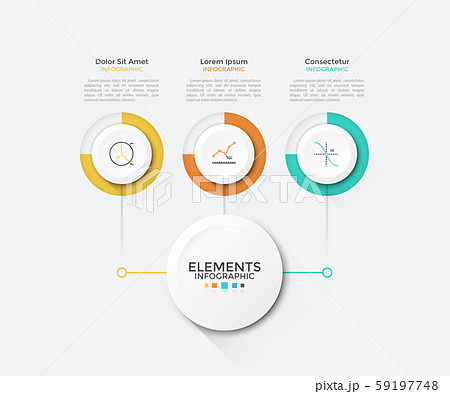 Creative infographic template Creative infographic template 59197748