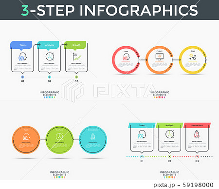 Set of infographic templates Set of infographic templates 59198000