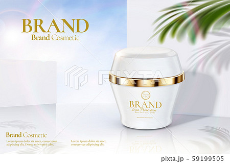 Cosmetic cream jar ads Cosmetic cream jar ads 59199505