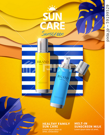 Sunscreen product ads Sunscreen product ads 59199529