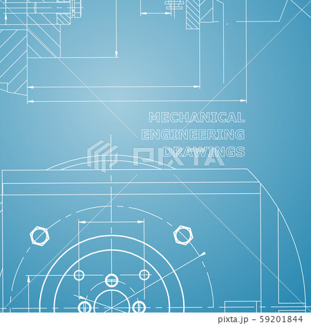 Blueprint, Sketch. Vector engineering illustration Blueprint, Sketch. Vector engineering illustration 59201844