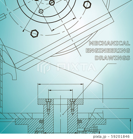 Blueprint, Sketch. Vector engineering illustration Blueprint, Sketch. Vector engineering illustration 59201846