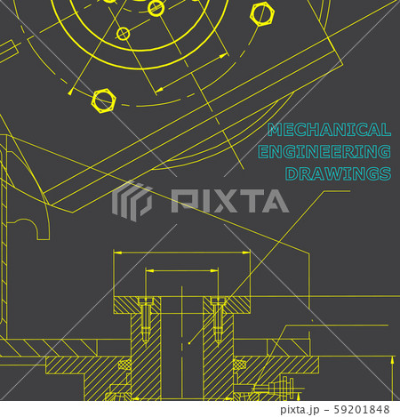 Blueprint, Sketch. Vector engineering illustration Blueprint, Sketch. Vector engineering illustration 59201848