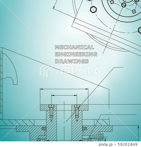 Blueprint, Sketch. Vector engineering illustration Blueprint, Sketch. Vector engineering illustration 59201849