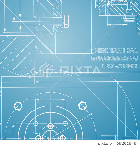 Mechanical engineering drawings. Background for inscription 59201949