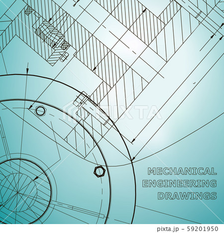 Mechanical engineering drawings. Background for inscription 59201950