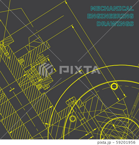 Mechanical engineering drawings. Background for inscription 59201956