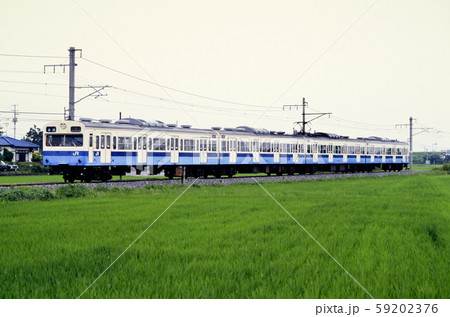 1996年　仙石線を走る103系普通電車4両 59202376