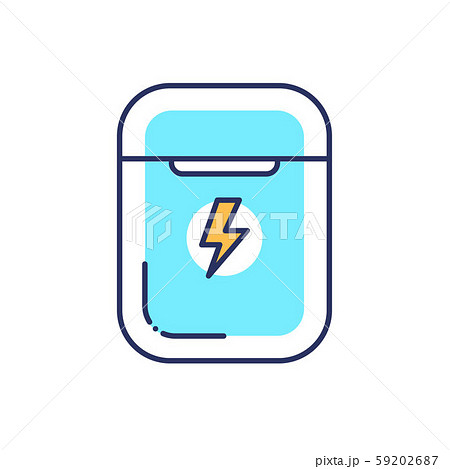 Charging white box for wireless earphones color 59202687