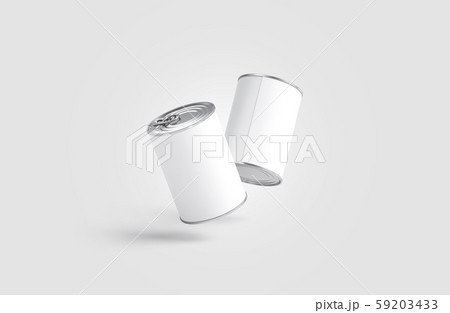 Blank two white big conserve can mockup, no gravity Blank two white big conserve can mockup, no gravity 59203433