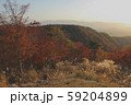 横谷観音の紅葉と山々 59204899