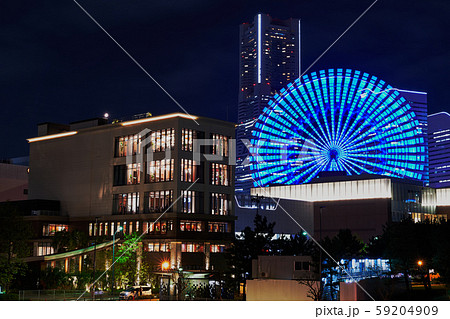 横浜　みなとみらいの夜景 59204909