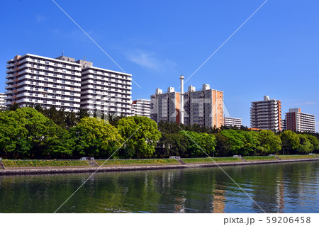 勝島橋から見た八潮パークタウン 59206458