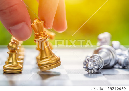 King Player Checkmate Winning Chess Board Game King Player Checkmate Winning Chess Board Game 59210029
