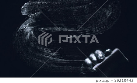 Internal view from inside of the glass a car while being car wash. Washing dishes with a sponge with Internal view from inside of the glass a car while being car wash. Washing dishes with a sponge with 59210442