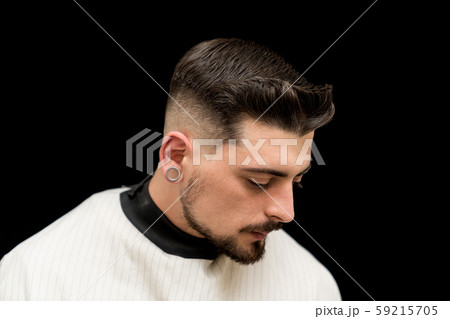 Final haircut. Men's hair and beard care. Final haircut. Men's hair and beard care. 59215705