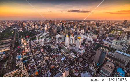 Bangkok Cityscape at Sunset Bangkok Cityscape at Sunset 59215878