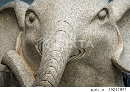 Large marble elephant statue in Guilin Large marble elephant statue in Guilin 59215975