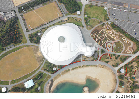 山口きらら博記念公園付近の上空から 山口きらら博記念公園付近の上空から 59216461