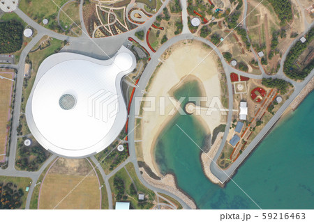 山口きらら博記念公園付近の上空から 山口きらら博記念公園付近の上空から 59216463