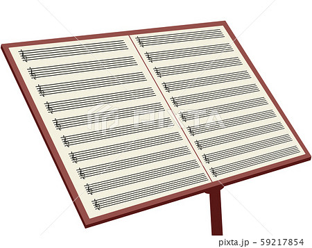 譜面台のイラスト素材