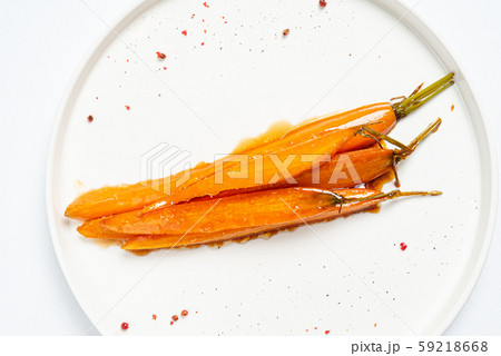 fermented carrot with balsamic sauce fermented carrot with balsamic sauce 59218668