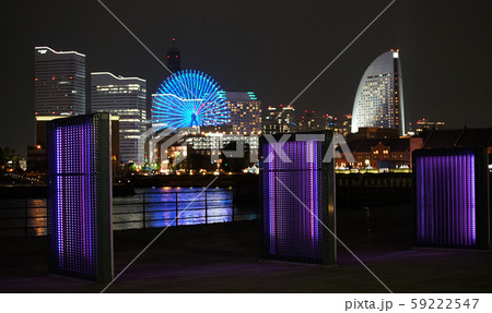 横浜港の夜景 59222547