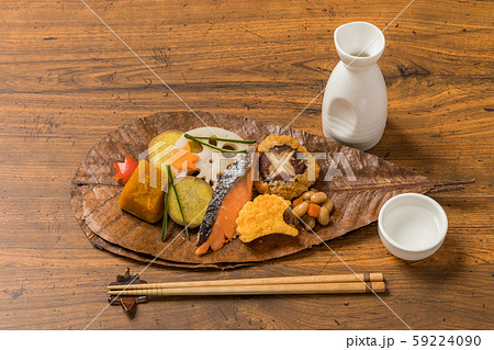 典型的な和食　Typical Japanese food General  59224090