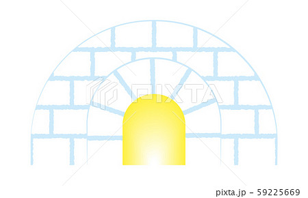 かまくらのイラスト素材