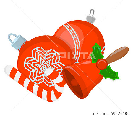 Christmas Stuff Icon Concept. Xmas on White 59226500