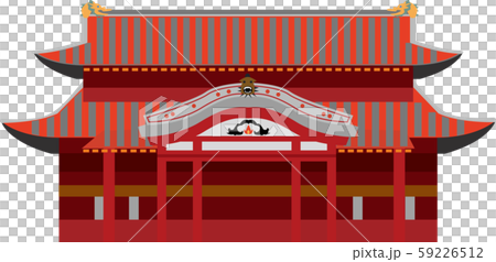 首里城　イラスト 59226512