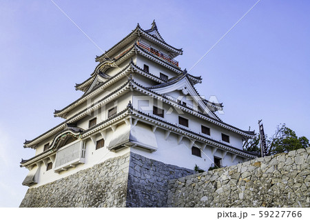 佐賀県唐津市の美しい唐津城 佐賀県唐津市の美しい唐津城 59227766