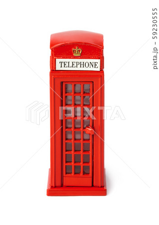 Toy red phone booth of London 59230555
