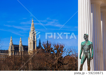 Theseus temple and Cityhall in Vienna Austria Theseus temple and Cityhall in Vienna Austria 59230671