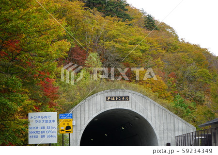 早坂峠の秋 59234349