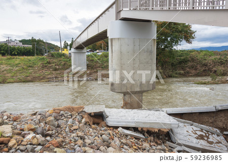 台風 被害 河川 はん濫 堤防 崩壊 台風 被害 河川 はん濫 堤防 崩壊 59236985