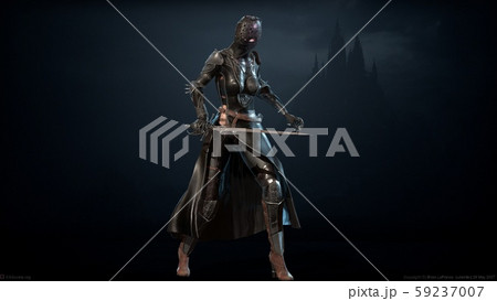 Dark knight lady 3d render 59237007