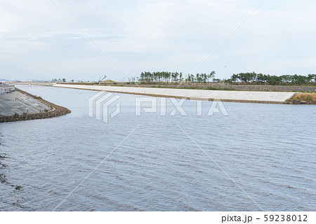 堤防 整備 コンクリート 貞山運河 川 堤防 整備 コンクリート 貞山運河 川 59238012