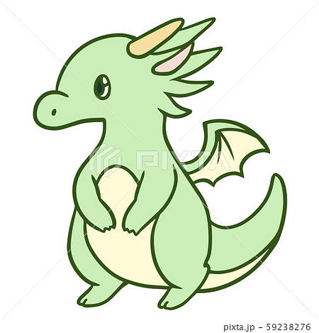 Illustration Of A Small Dragon Stock Illustration